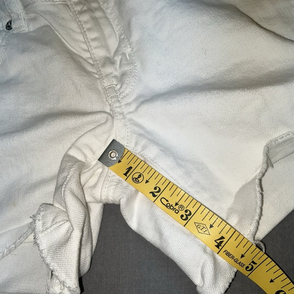 American Eagle Jean Short Lot Of 2 Sz 2 Black &White Distressed Cut-Offs Women's - Picture 8 of 10